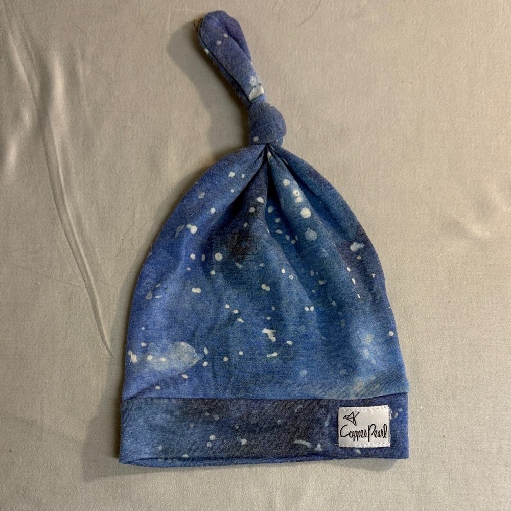 ⭐️ Copper Pearl - Galaxy Blue Top Knot Hat